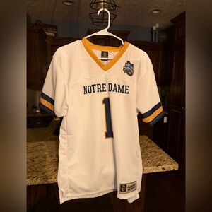 Notre Dame Lacrosse Back to Back Champions Jersey - Size: Men’s Medium
